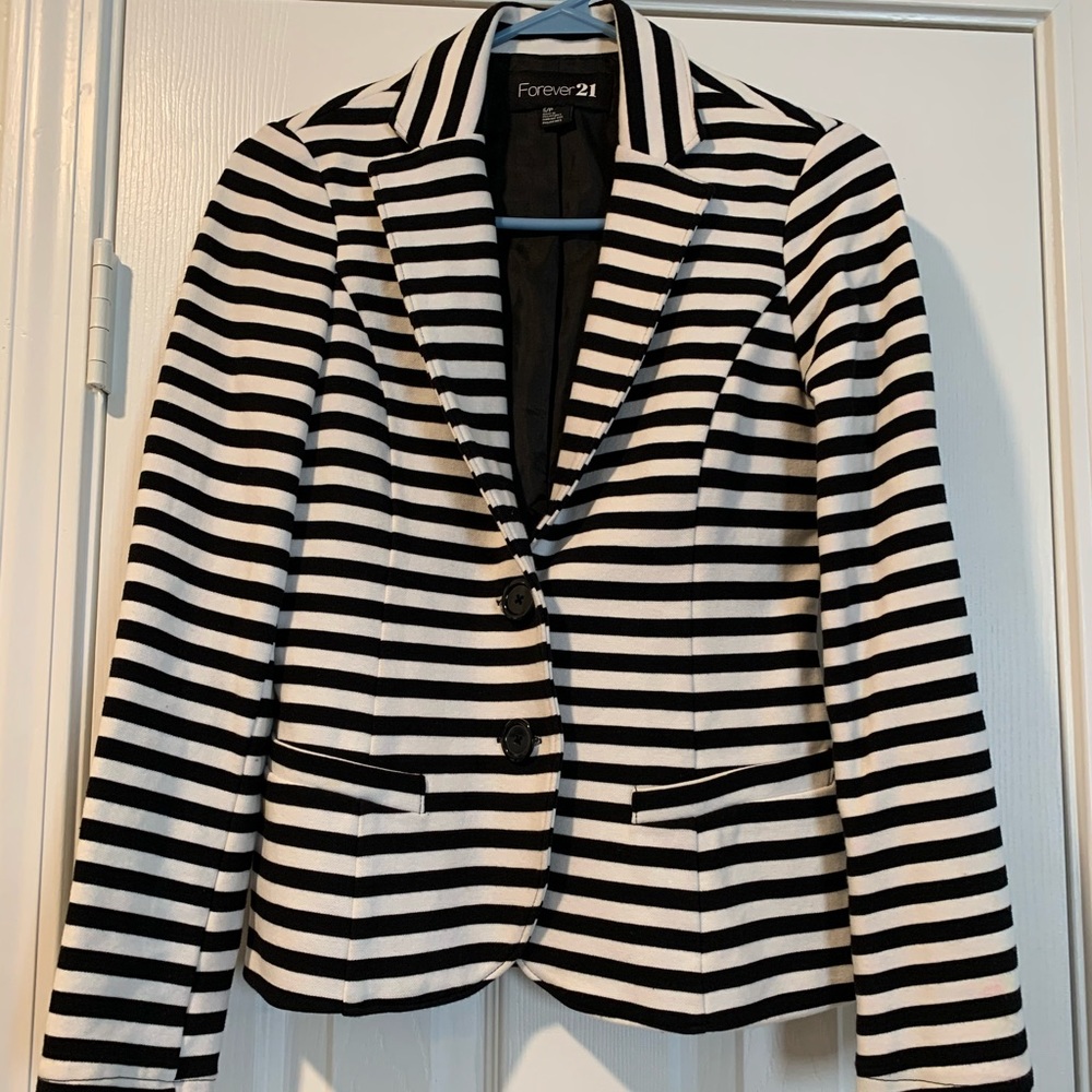 Striped blazer